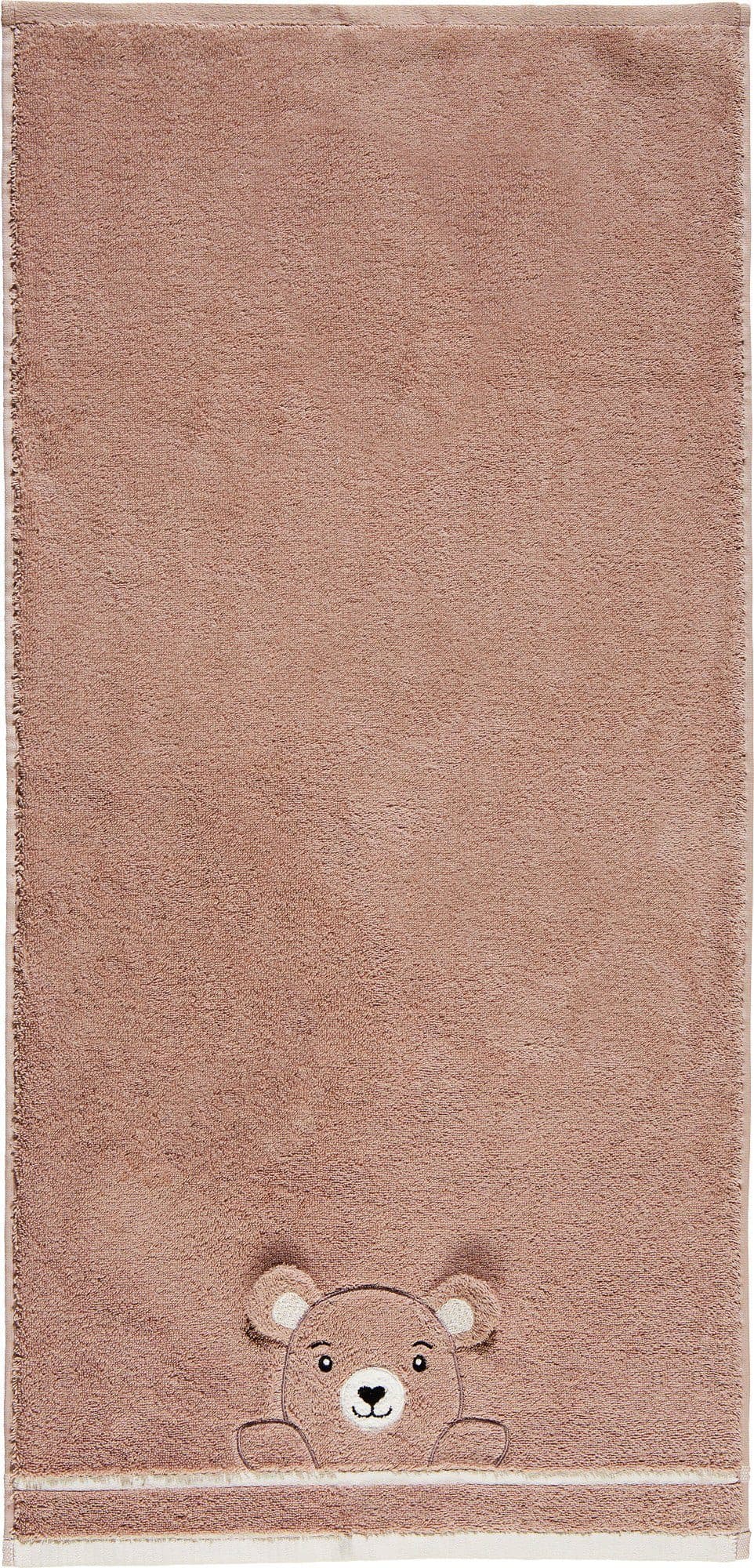 Erwin Müller Kinder-Handtuch Bär 3D Walk-Frottier Beige/Braun - Bild 2
