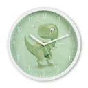 Hama Kinder-Wanduhr Cebu Dinosaurier Grün Weiß Ohne Ticken Bild 2