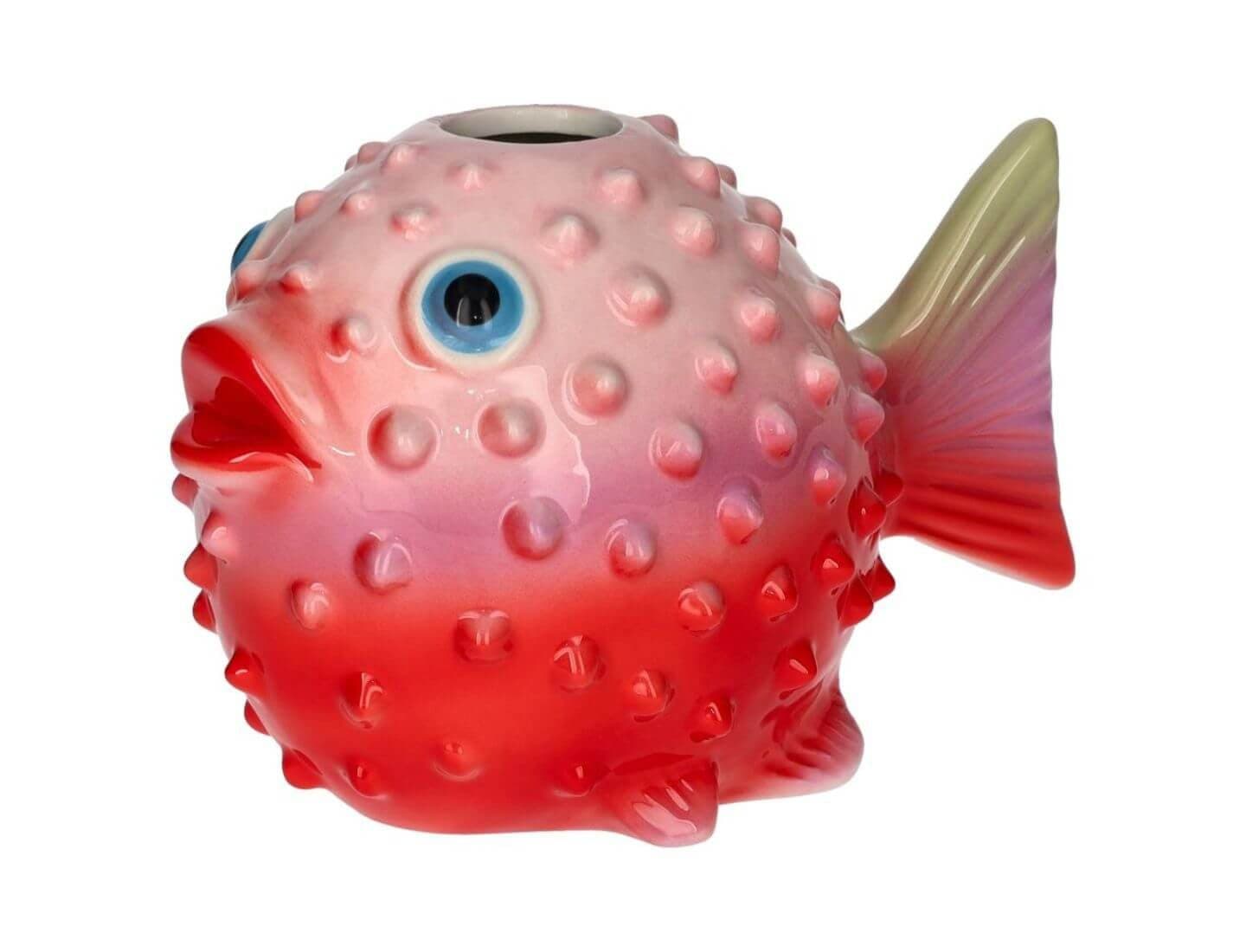 Giftcompany Dekovase MIGNON Vase Kugelfisch Rosa/Rot