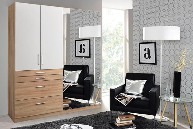 Schlafzimmer-Schrank mit Spiegel - Bestseller Garderobe
