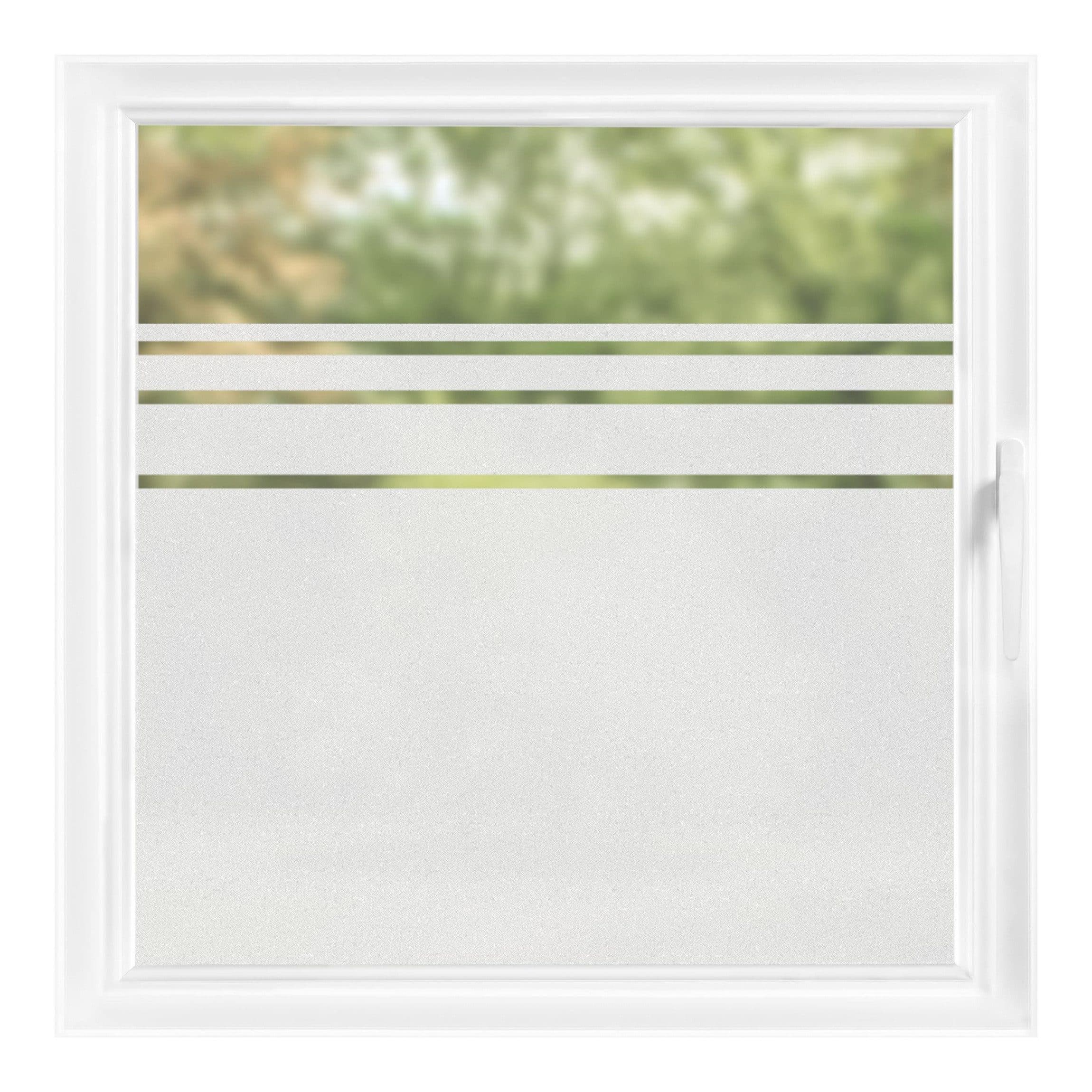 Bilderdepot24 Fensterfolie Statisch Haftend Motiv Streifen Muster Blickdicht - Bild 2