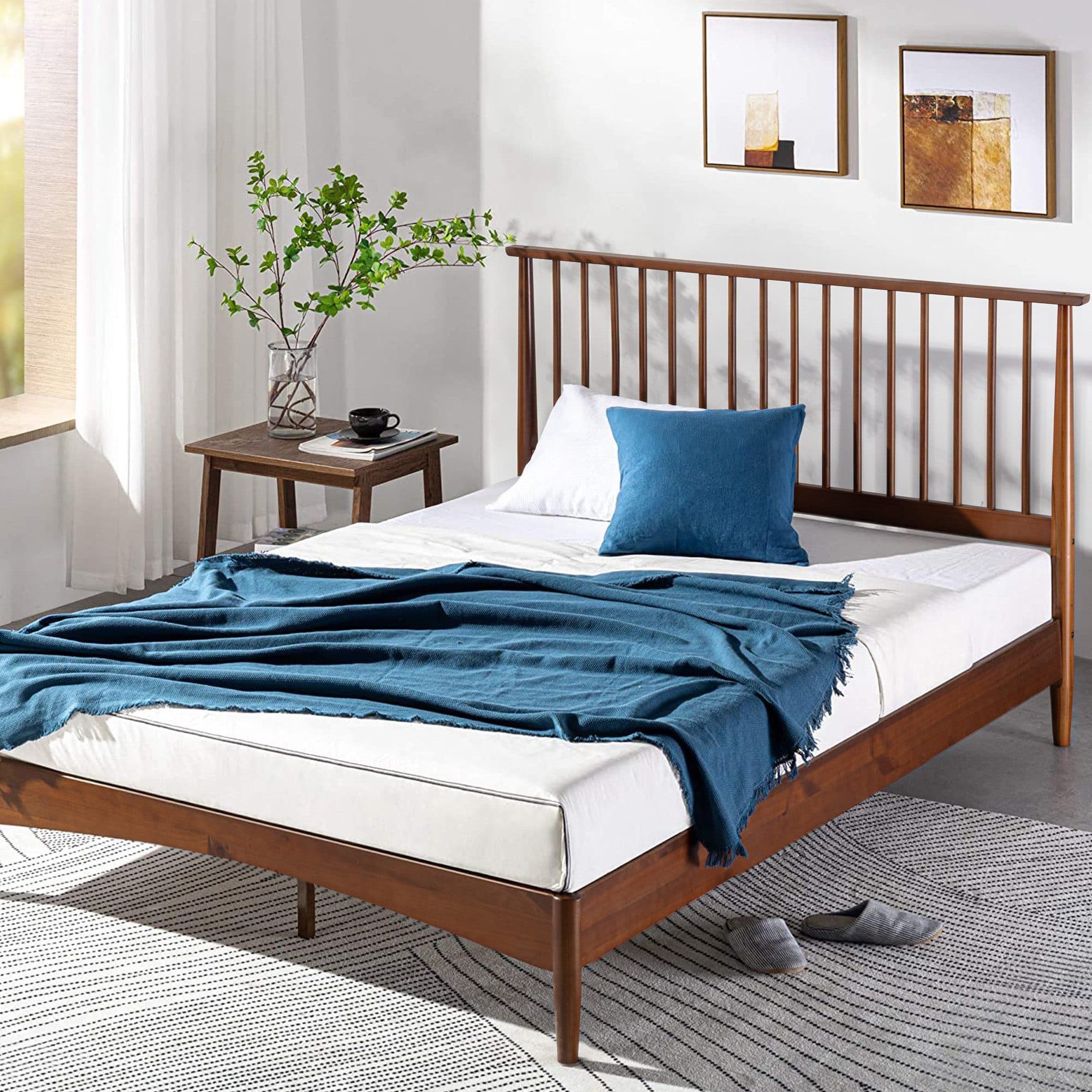 ZINUS Linda Wood Plattformbett 180x200 cm Mid-Century - Bild 2