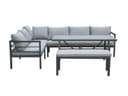 Green Spirit Loungeset San Menaio Aluminium Ecklounge grau Bild 2