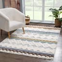 CARPET CITY Hochflor-Teppich Focus 3013 Bunt Boho Bild 2