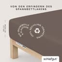 Schlafgut Premium Spannbettlaken Bio-Baumwolle Beige Bild 2