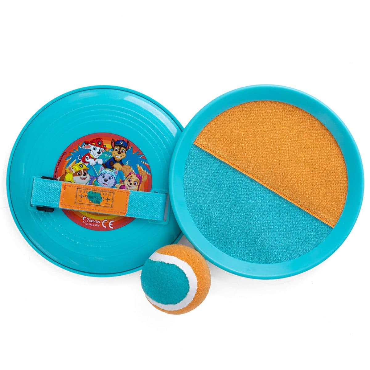PAW PATROL Catch Ball Spielset mit 2 Handpaddles und Softball