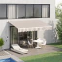 Outsunny Markise Aluminum Metall Polyester Bild 2