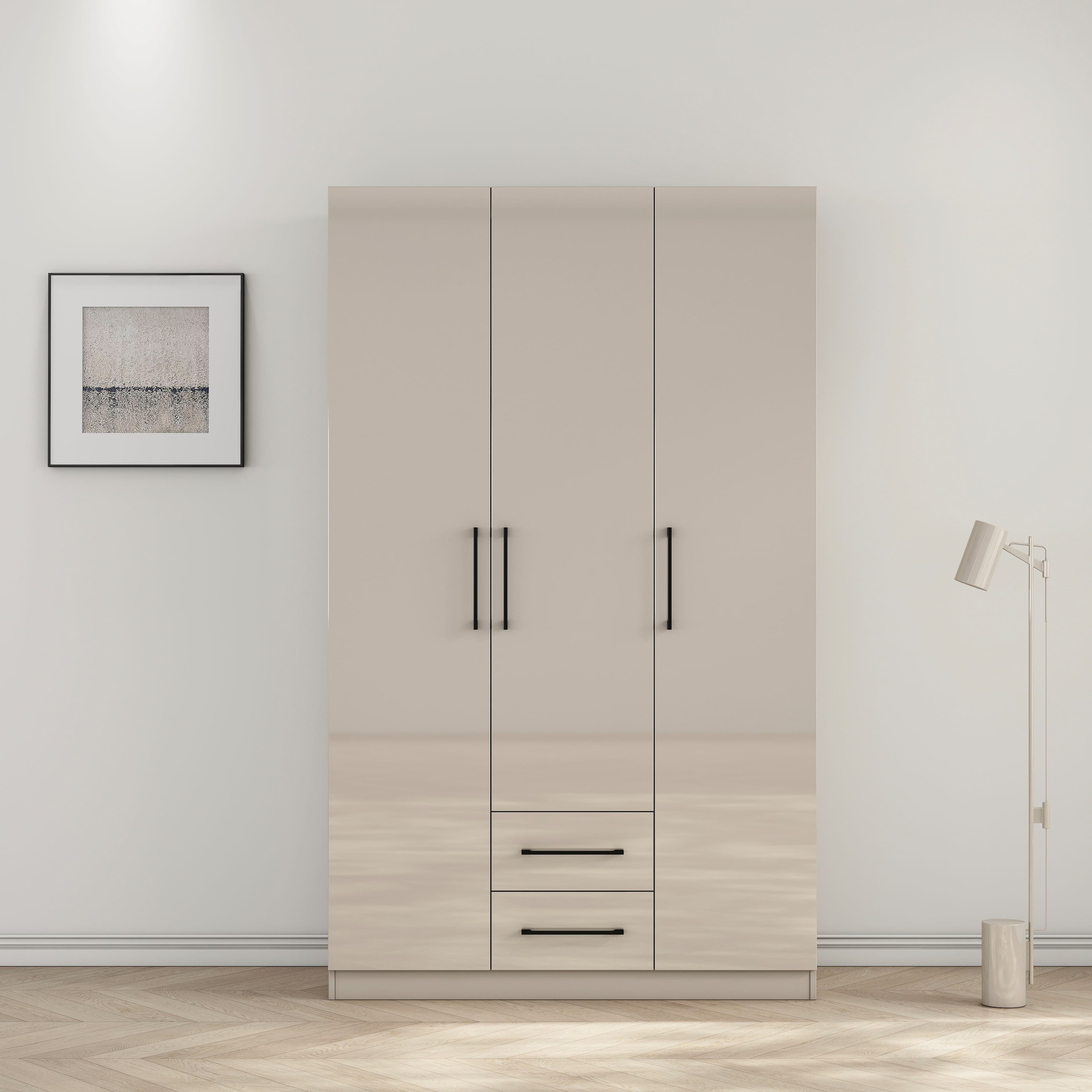 OTTO HOME Kleiderschrank Sylt Garderobe Schrank Hochglanz - Bild 2