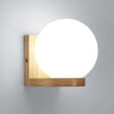 Riserva Wandleuchte Skandinavisch Holz Rund E27 Fassung Bild 2