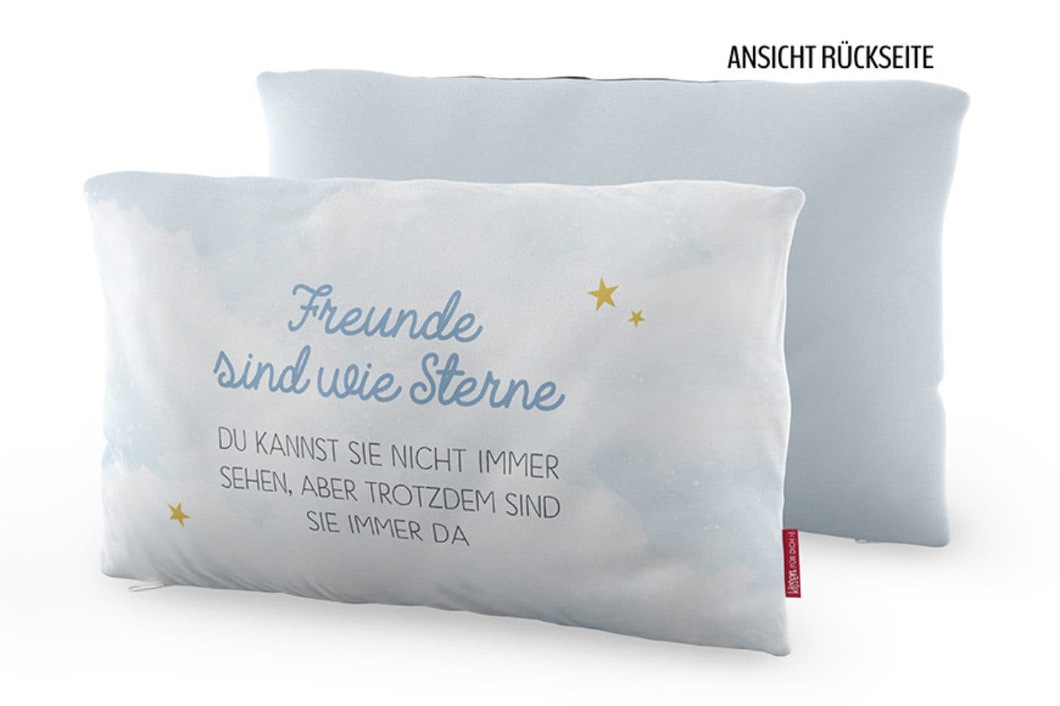 La Vida Dekokissen mit Füllung, Freunde sind wie Sterne