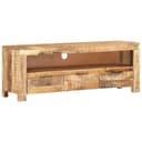 vidaXL TV-Schrank aus rauem Holz mit 3 Schubladen Bild 2