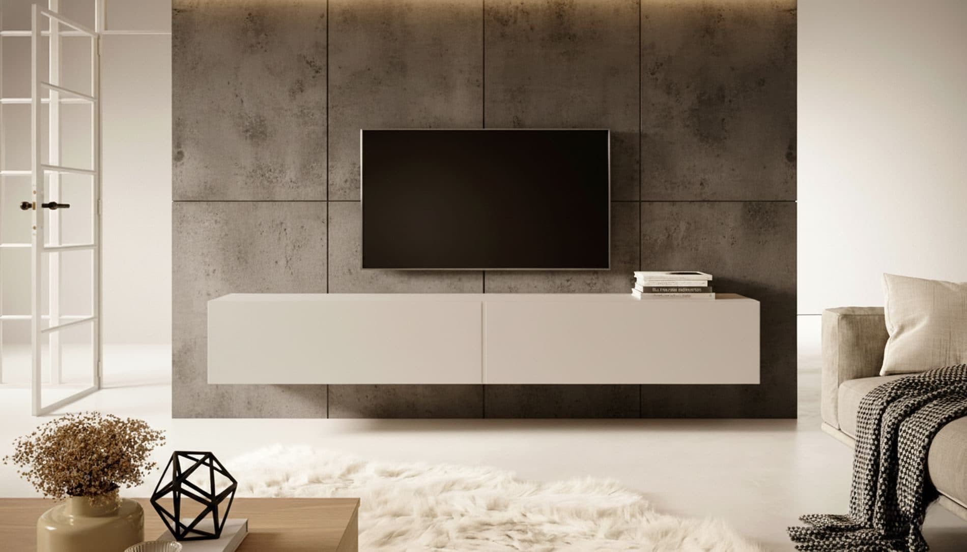Selsey TV-Schrank BALEO 200 cm Hängendes Designmöbel - Bild 2