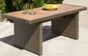 MERXX Gartentisch Toskana Akazienholz Aluminium Beige Bild 2