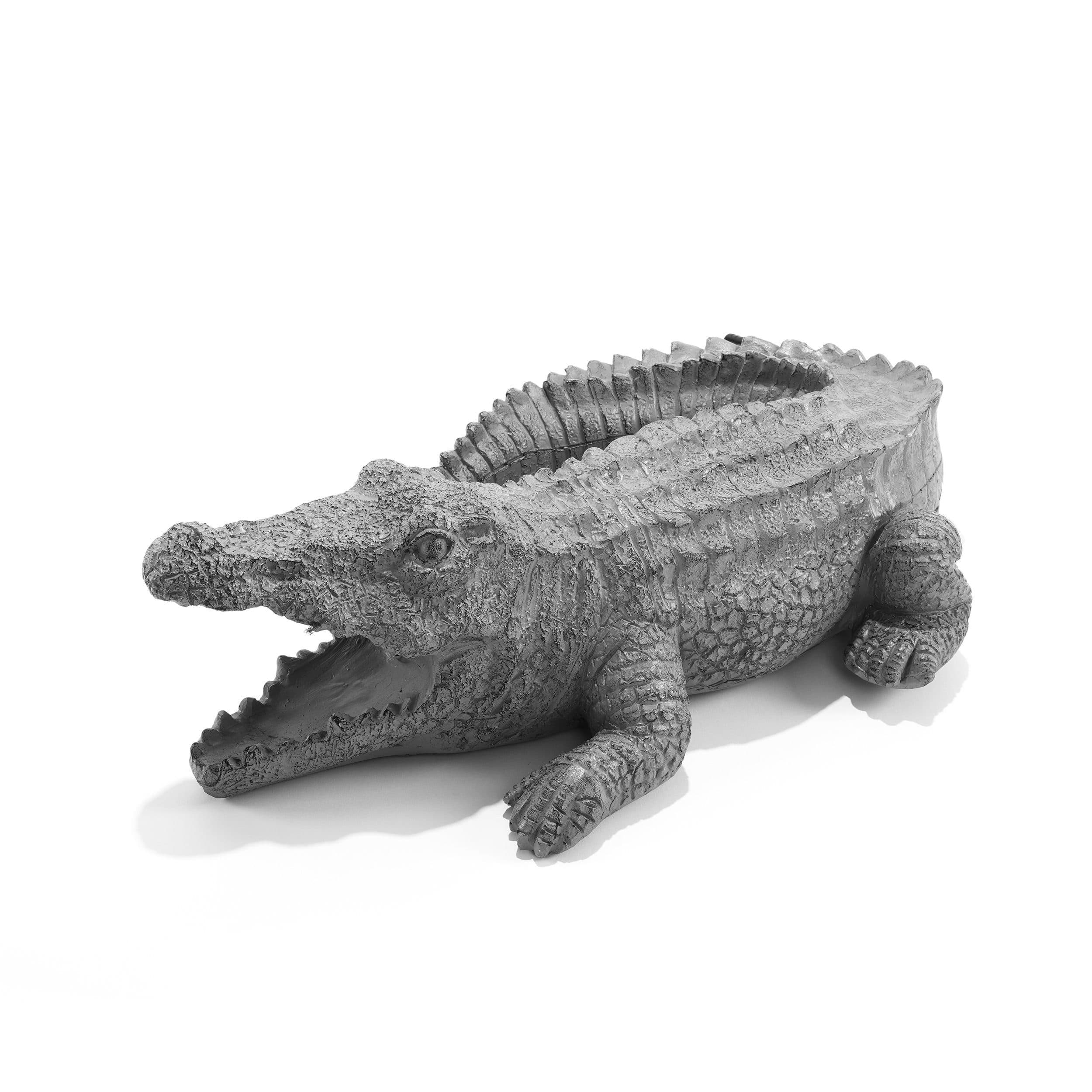 esotec Wasserspeier Figur Krokodil Klaus mit Schlauch - Bild 2