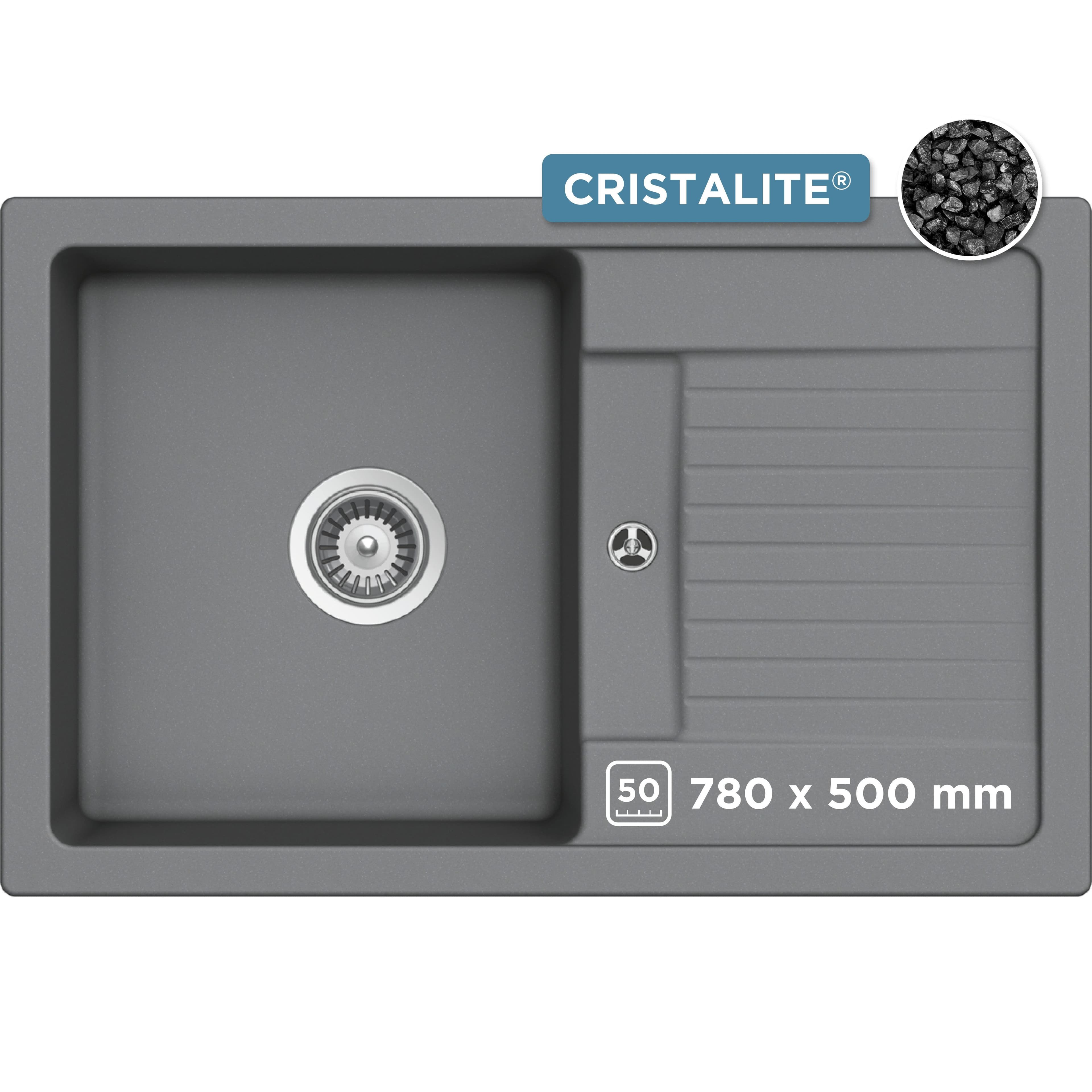 SCHOCK Lima D-100S Granitspüle Grau Domogranit Auflagespüle - Bild 2