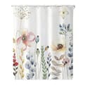 Agger Duschvorhang Blumenmuster Polyester wasserabweisend Bild 2