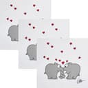 Kracht Geschirrtuch Frottier "Ottifant" 3er-Pack Baumwolle Motiv Bild 2