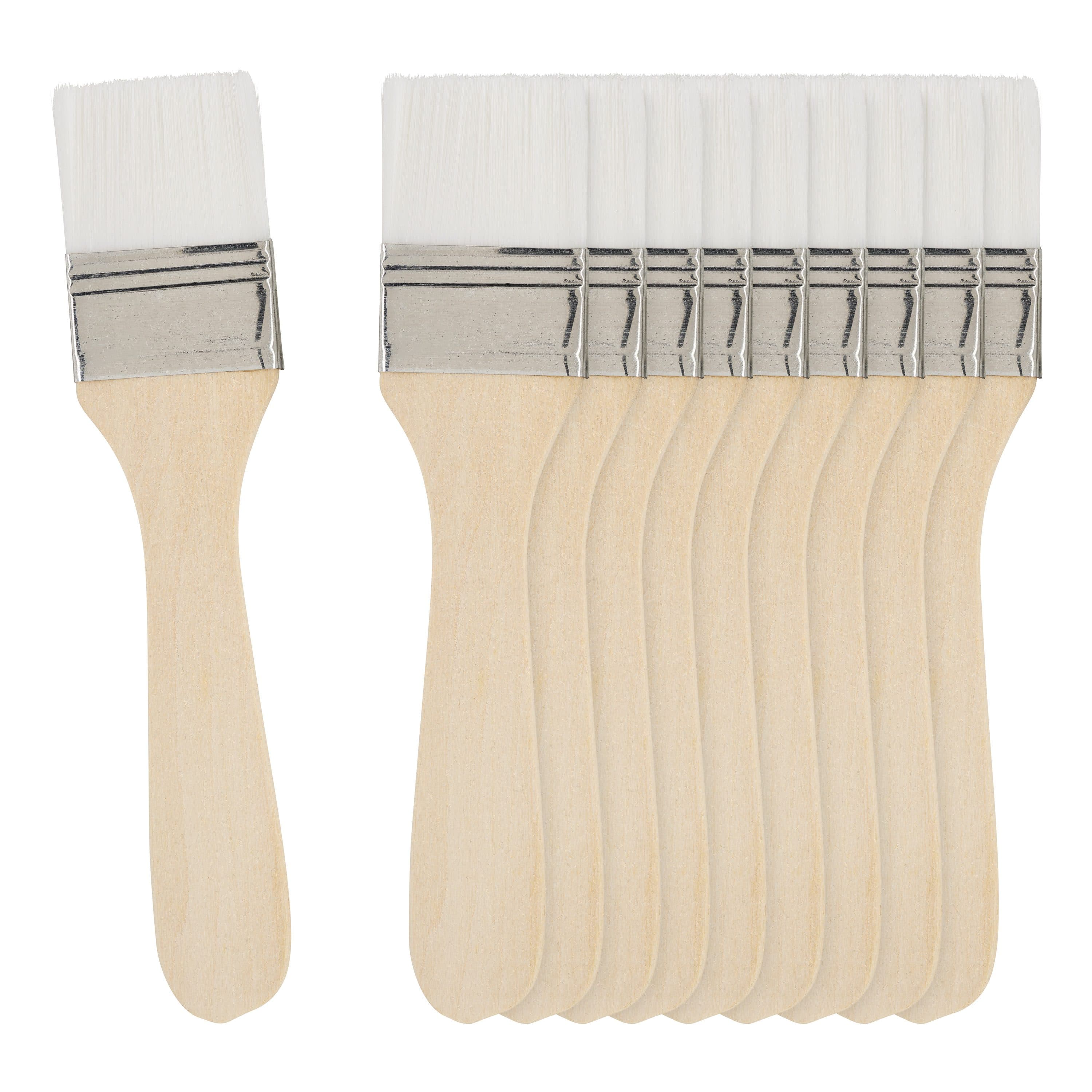 VBS XXL Malpinsel Grundierpinsel, Gr. 6, 10 Stück