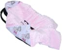 Primawela Babydecke Wende Einschlagdecke Minky mit Kapuze Rosa Bild 2