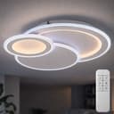 WOFI LED Deckenleuchte Weiß Dimmbar mit Fernbedienung Bild 2