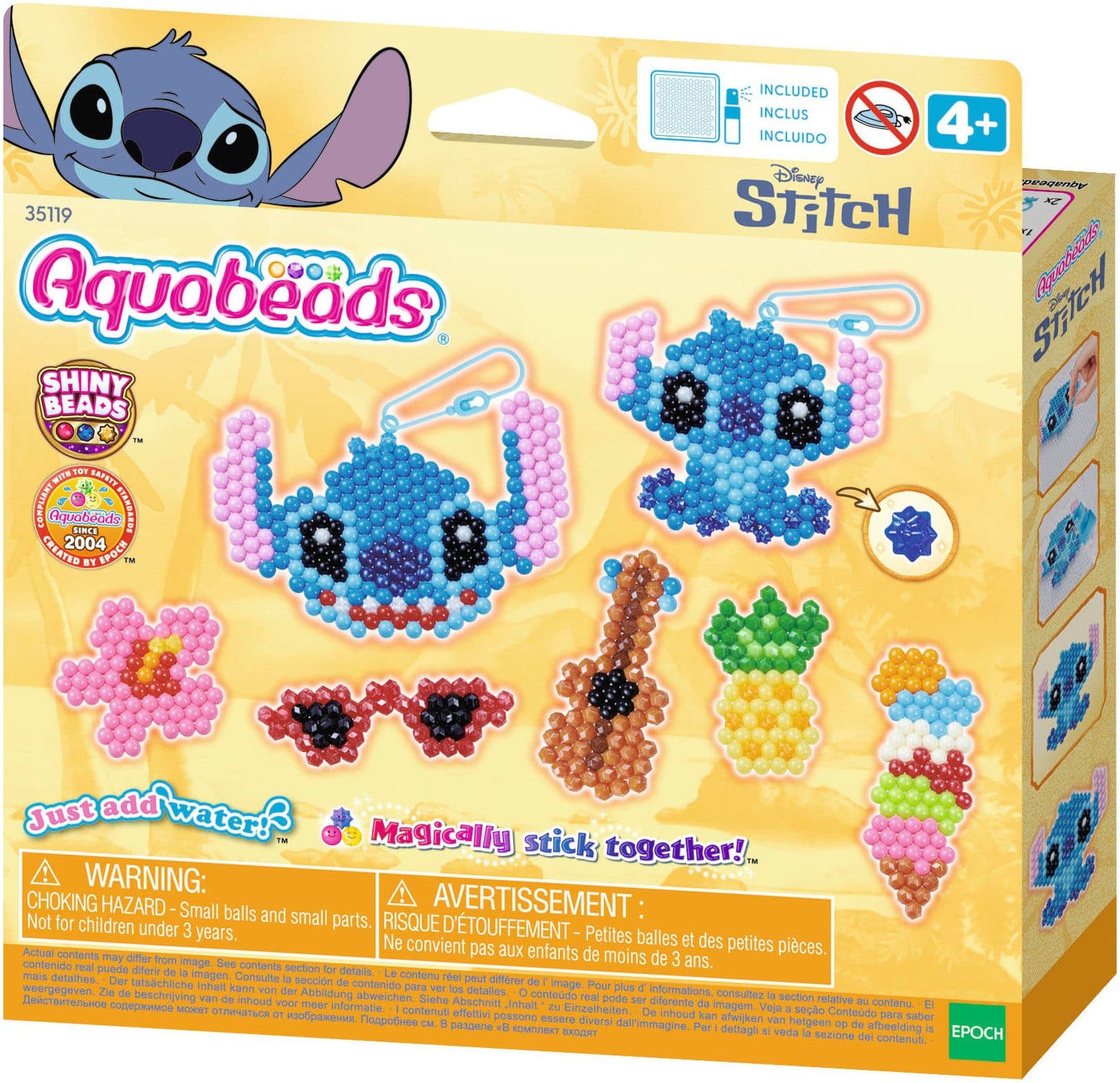 AQUABEADS Kreativset Stitch Schlüsselanhänger Bastelset Bunt - Bild 2