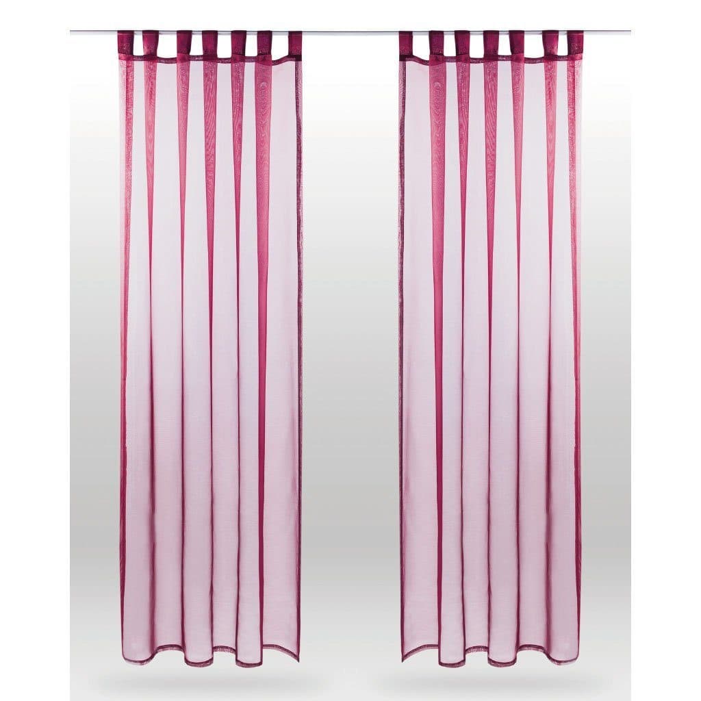 Bestlivings Vorhang 2er Set Transparent Voile Schlaufenschals - Bild 2