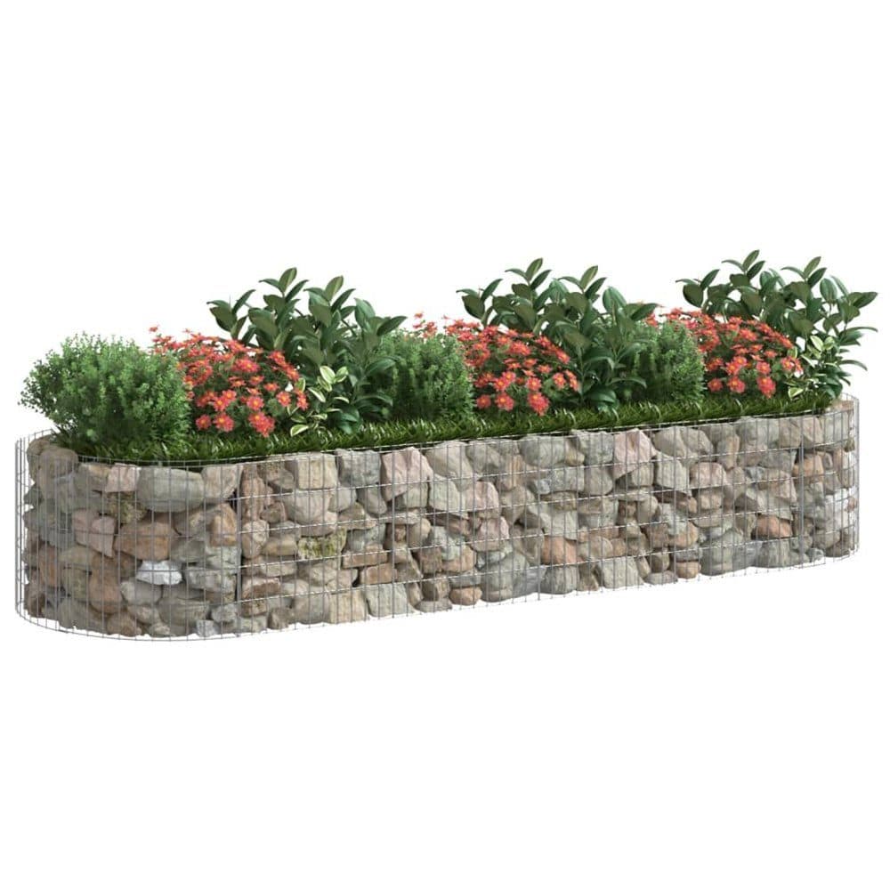 DOTMALL Hochbeet Gabionen-Hochbeet aus verzinktem Eisen 300x100x50 cm - Bild 2