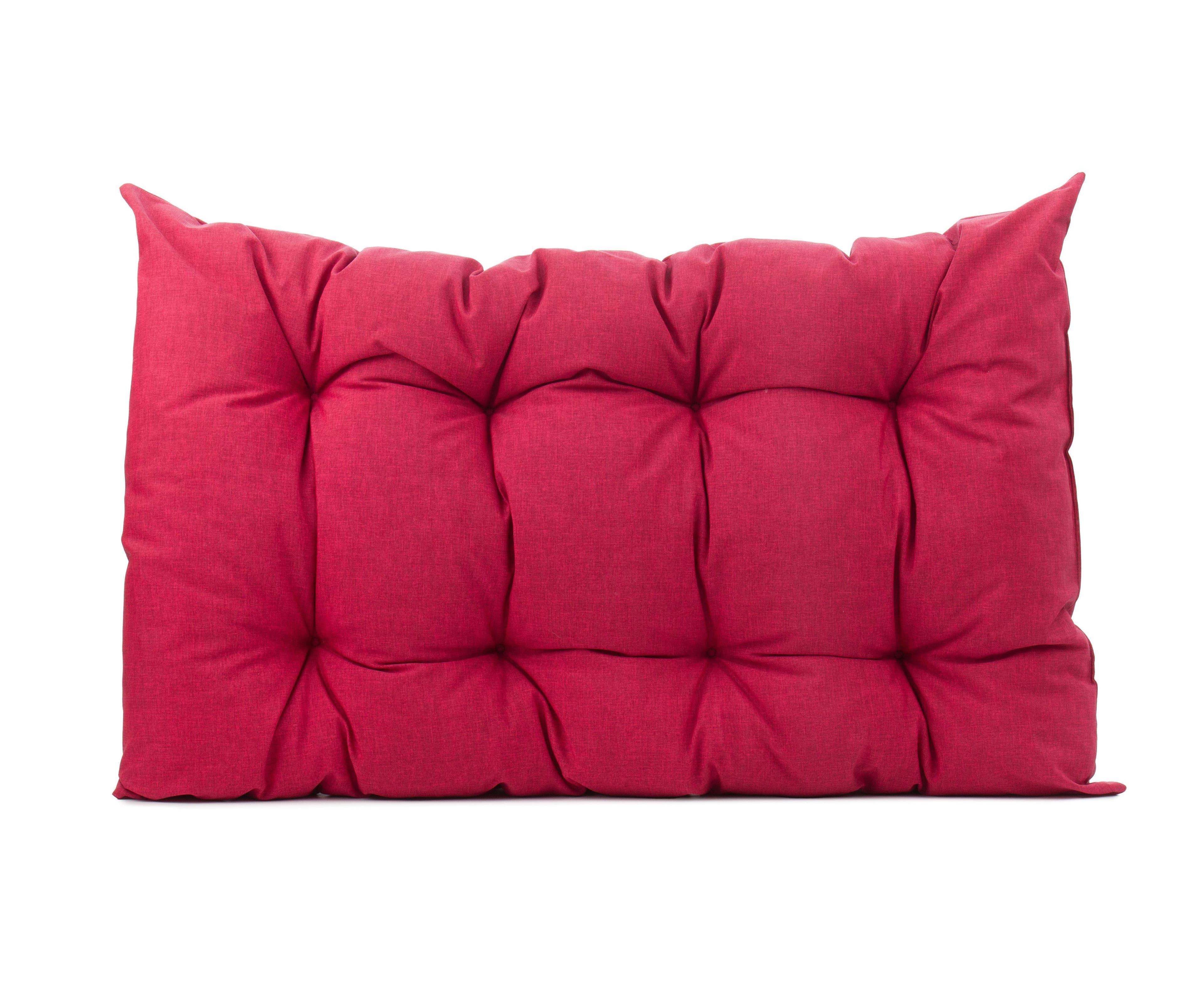 HSC Home-Style-Creation XXL Bodensitzkissen Lonetta-Mori Rot Wendekissen - Bild 2