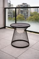 Leco Solarleuchte LUNA Beistelltisch LED warmweiß anthrazit Bild 2