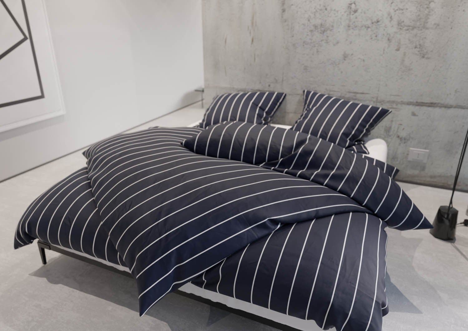 Bettwäsche Mako Satin Urban Stripe 2-teilig - Bild 2