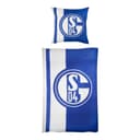 FC Schalke 04 Bettwäsche Wende Renforcé 2-tlg. Blau/Weiß Bild 2