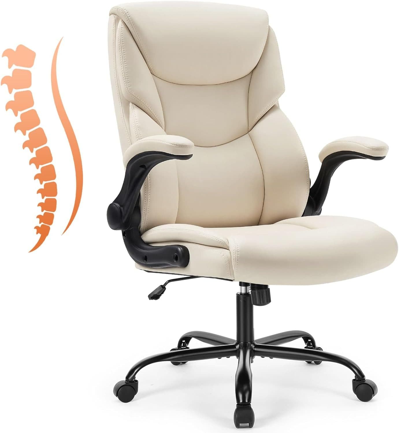 DUMOS Chefsessel Ergonomisch Weiß Bürostuhl - Bild 2