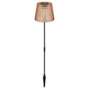 GLOBO LIGHTING Solarleuchte 2er Set Warmweiß Kristalloptik Schwarz Gold Bild 2