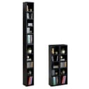 CARO-Möbel CD-Regal CHART Schwarz - 2 Module Medienregal Bild 2