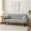 HTI-Living Schlafsofa 3-Sitzer Grau Bild 2