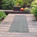 TeppichHome24 Outdoor Teppich Boho Anthrazit Wetterfest Rechteckig Bild 2