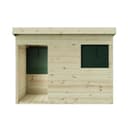OutdoorToys Spielhaus Sonnenfinsternis Holz Dunkelgrün Bild 2