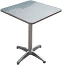 Garden Pleasure Bistro Tisch Quadratisch Silber Klappbar Bild 2