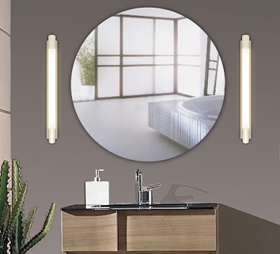 MySpiegel.de Wandspiegel Rahmenlos Rund Klar Polierte Kante