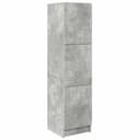 vidaXL Highboard Beton Grau 3 Türen Moderner Stauraum Bild 2