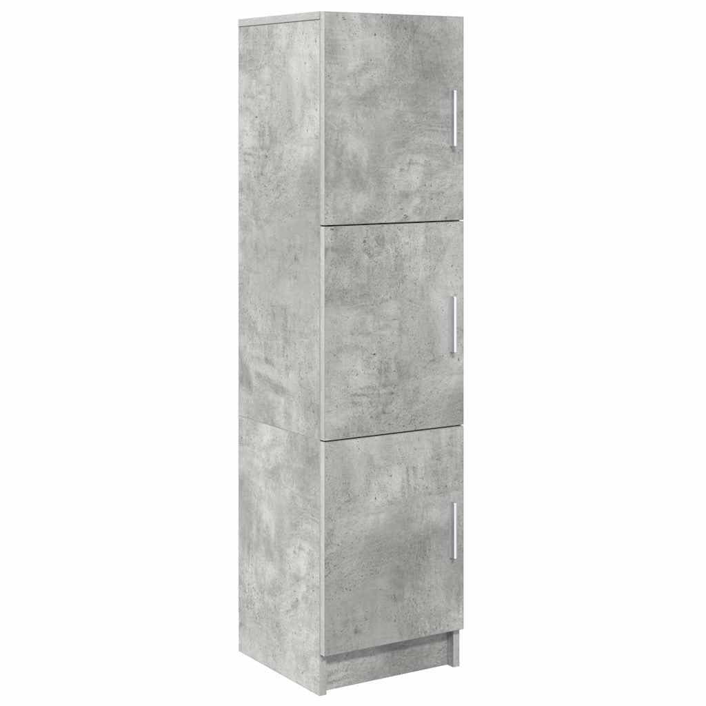 vidaXL Highboard Beton Grau 3 Türen Moderner Stauraum - Bild 2