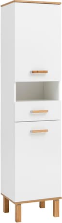 Schildmeyer Hochschrank Padua Weiß Eiche Landhaus Bild 2