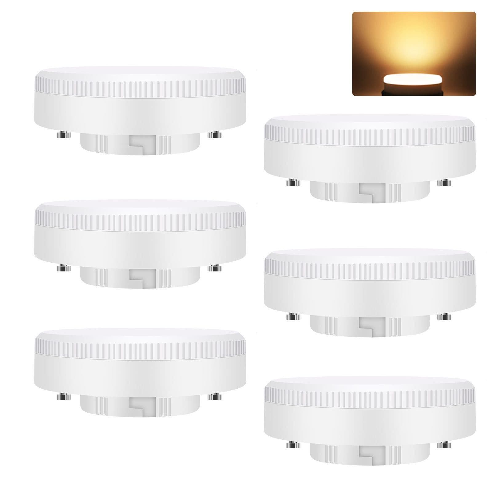 ZMH LED-Leuchtmittel GX53 Ultra Flach Warmweiß 5W 6er Pack - Bild 2