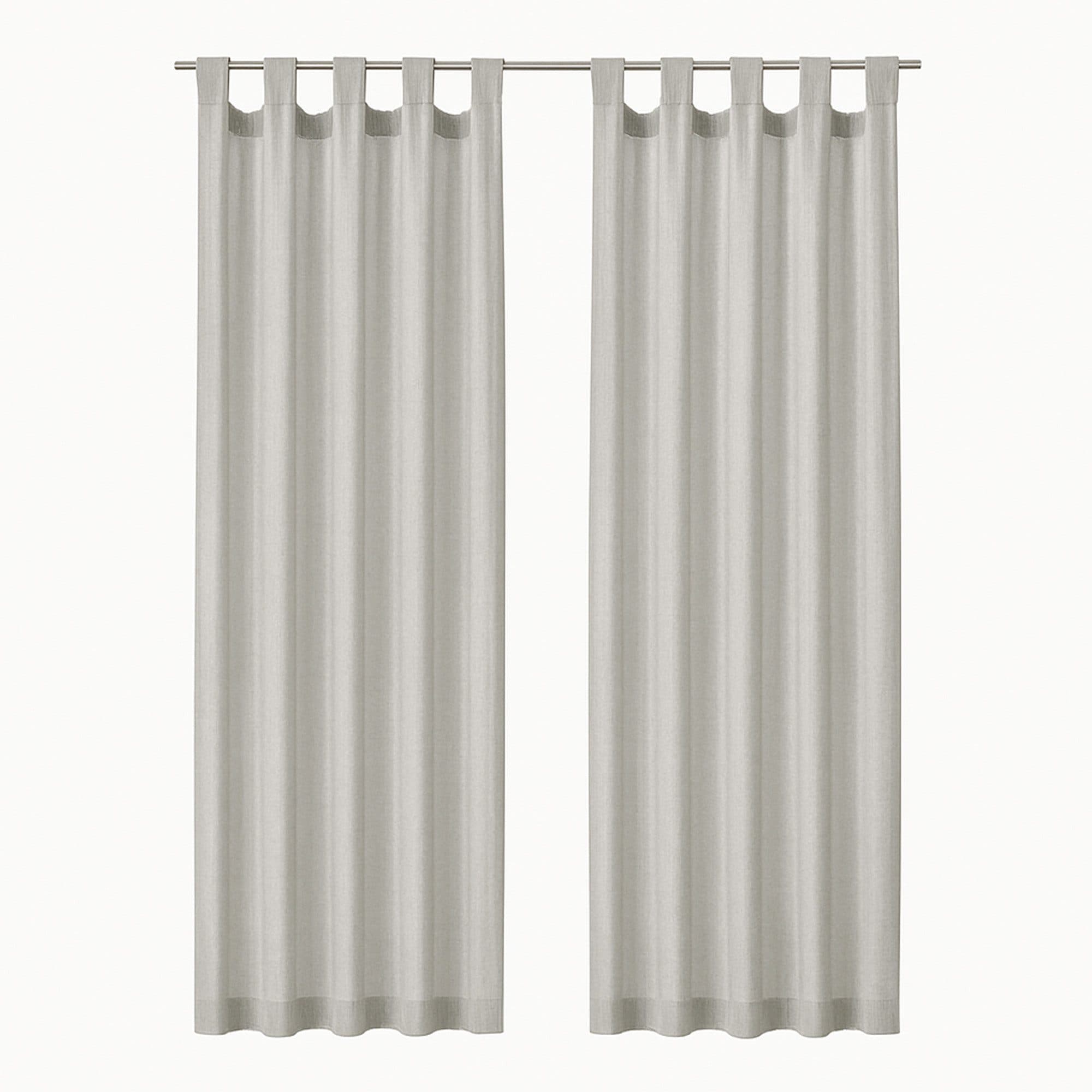 Bestlivings Gardine Ellen mit Schlaufen 2er Pack Grau Blickdicht - Bild 2