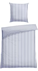Schiesser Wendebettwäsche Marie Hellblau Gestreift 100% Baumwolle Bild 2