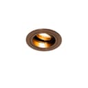 Qazqa LED Einbaustrahler Chuck GU10 Bronze Aluminium Bild 2