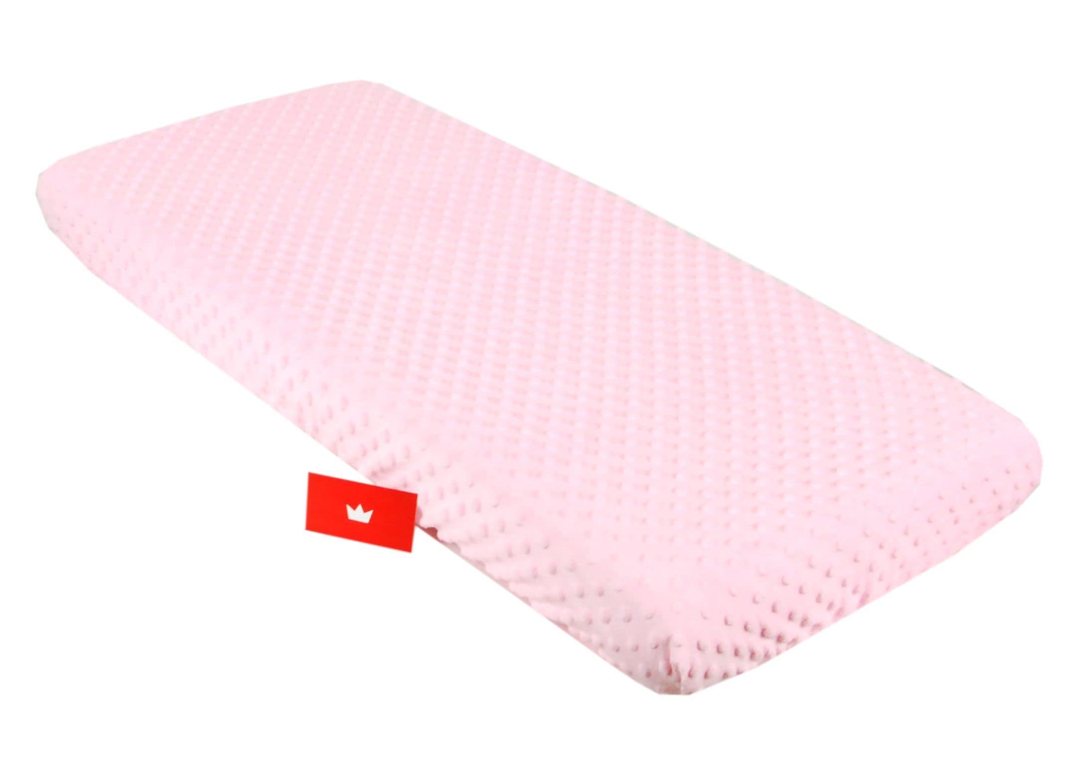 BabyLux Spannbettlaken Rosa Minky 40x90 - Bild 2