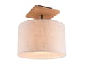 TRIO Leuchten LED Deckenleuchte Beige/Braun Holz Stoff Dimmbar Bild 2