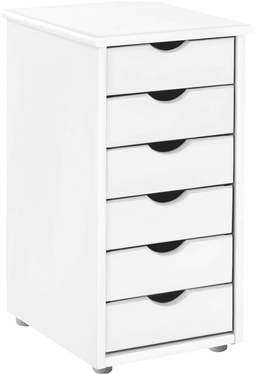 OTTO HOME Kommode Gava Weiß Massivholz 6 Schubladen - Bild 2