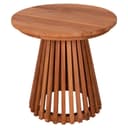 bene living Beistelltisch Bolton Teakholz Rund 50 cm Bild 2